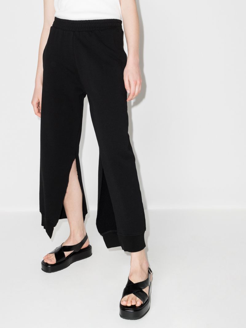 Slit Cotton Track Pants