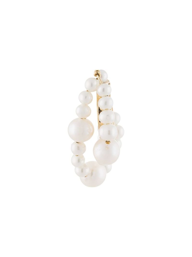 Gold Vermeil Cumulus Pearl Ear Cuff