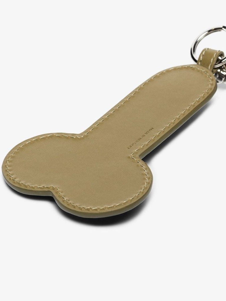 Black Leather Keyring
