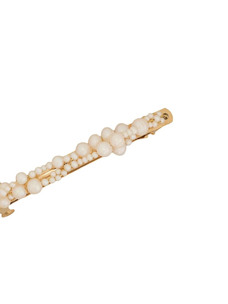 Gold-plated Pearl Hair Barette