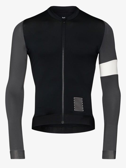 Black Pro Team Cycling Jersey Top