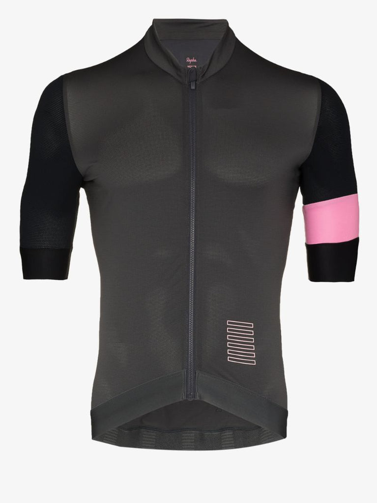 Grey Pro Team Zip-up Jersey Top