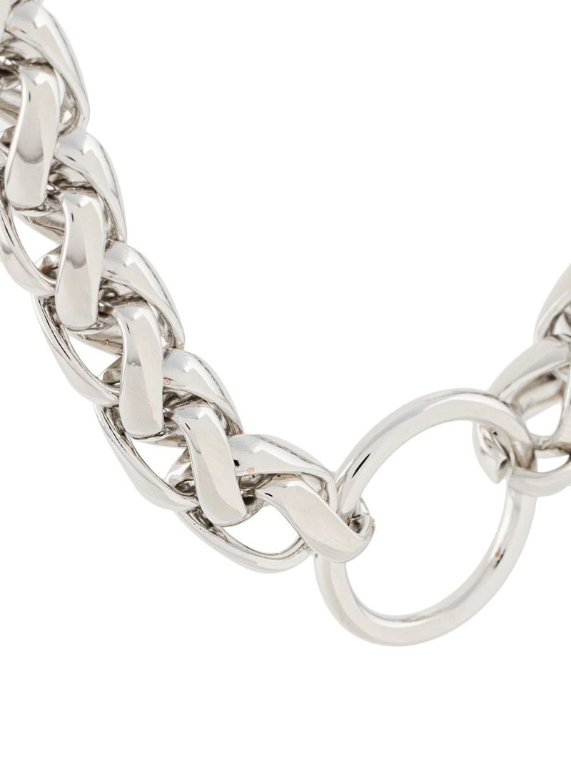 Silver-tone Hooker Diamond Glasses Chain