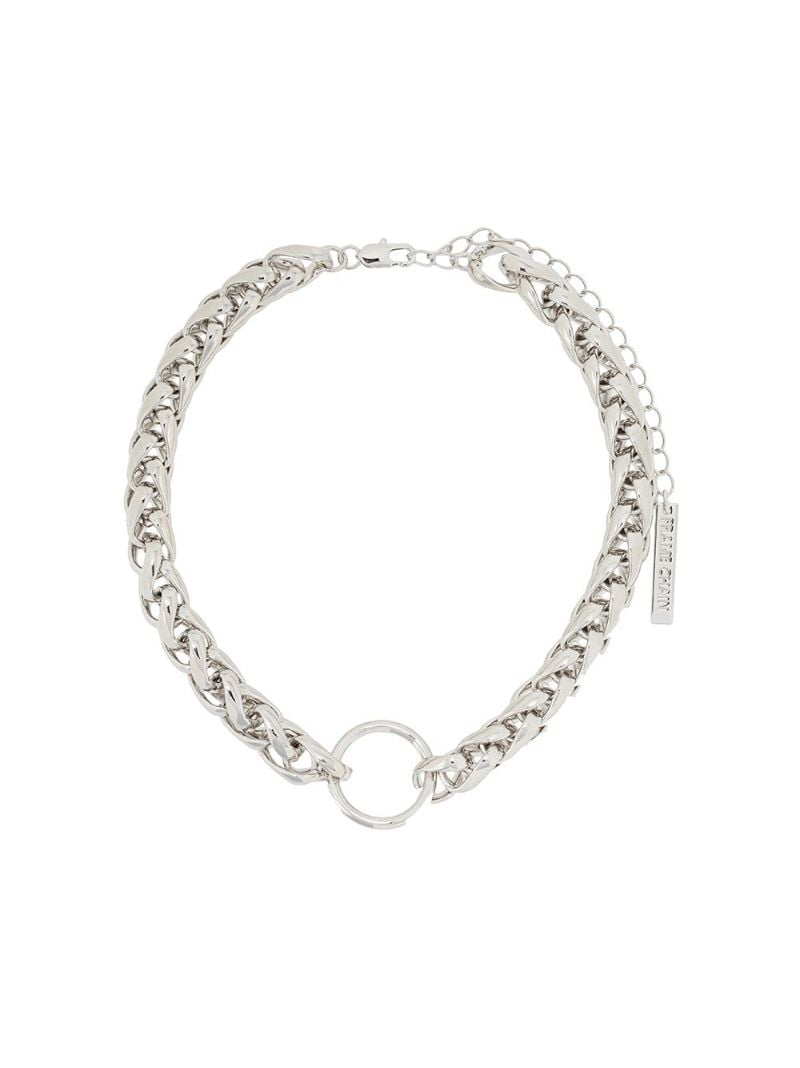 Silver-tone Hooker Diamond Glasses Chain