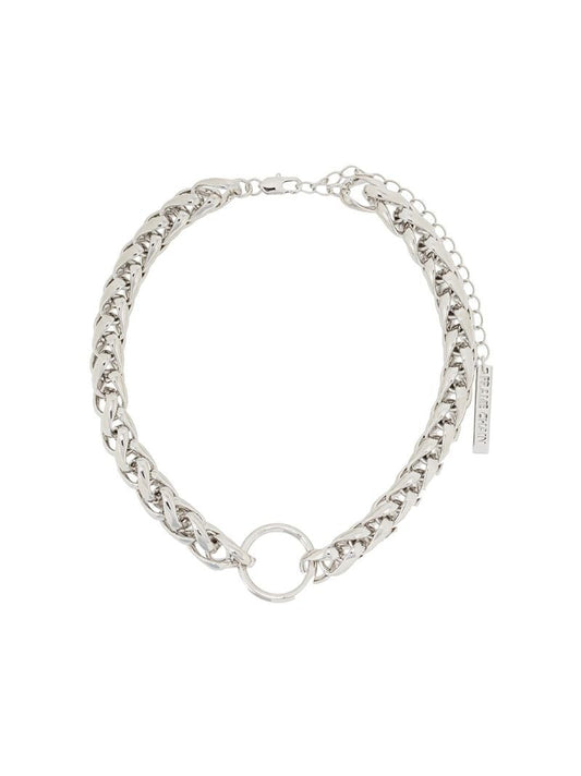 Silver-tone Hooker Diamond Glasses Chain