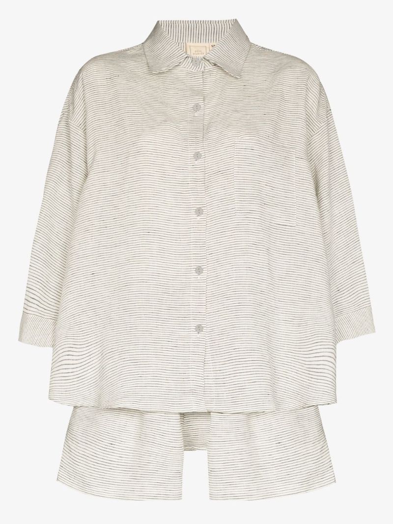 Grey the 03 Striped Pajama Set