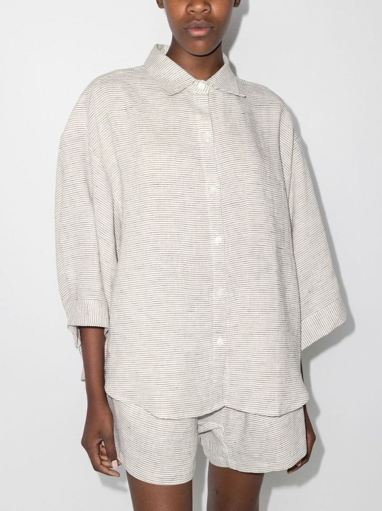 Grey the 03 Striped Pajama Set