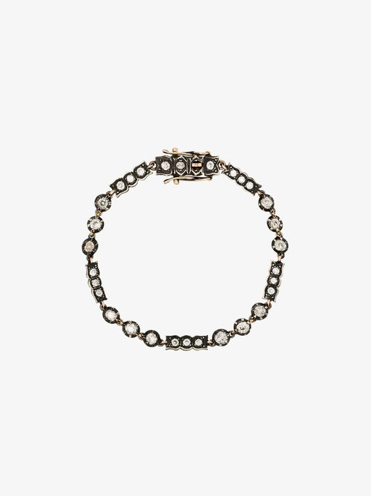 9k Yellow Gold Old European Diamond Bracelet
