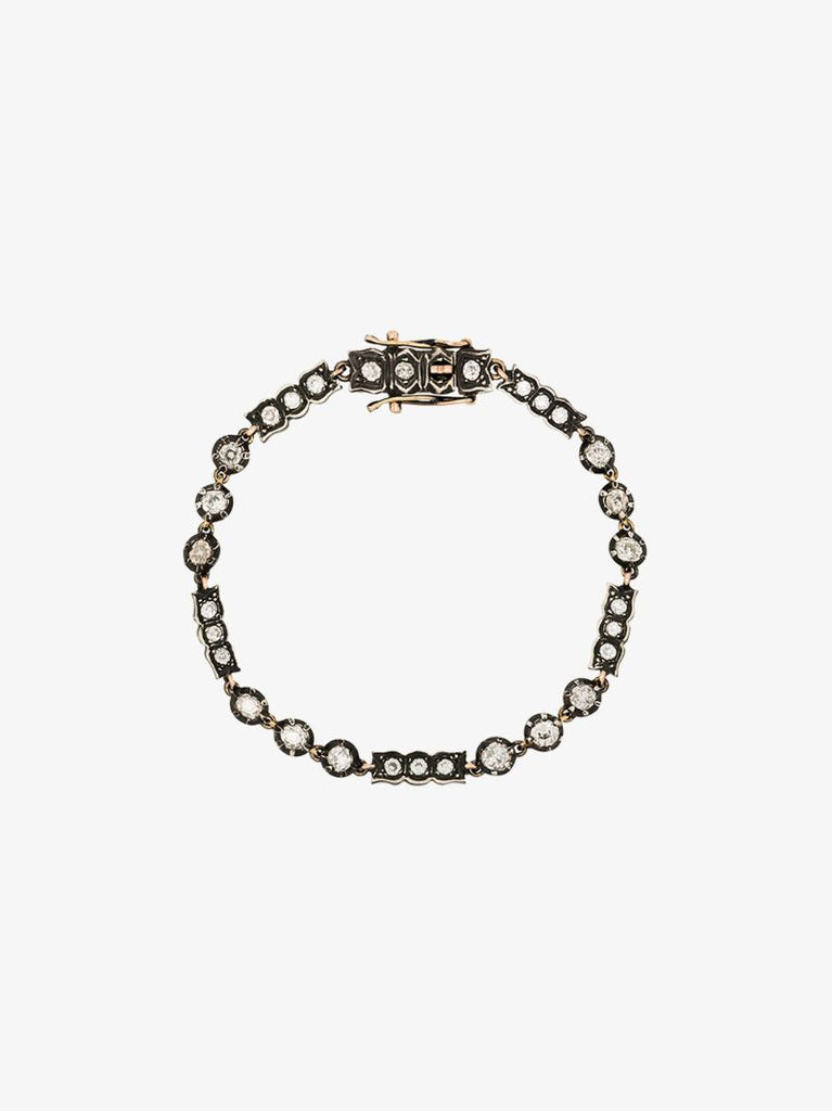 9k Yellow Gold Old European Diamond Bracelet