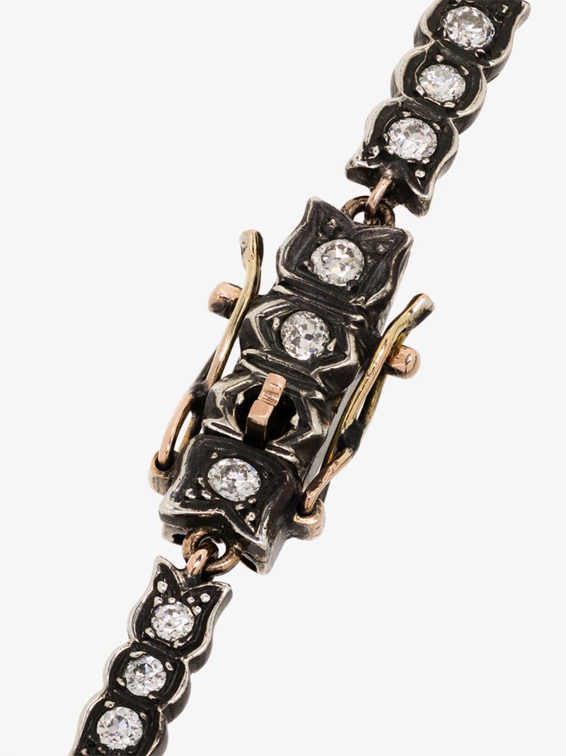 9k Yellow Gold Old European Diamond Bracelet
