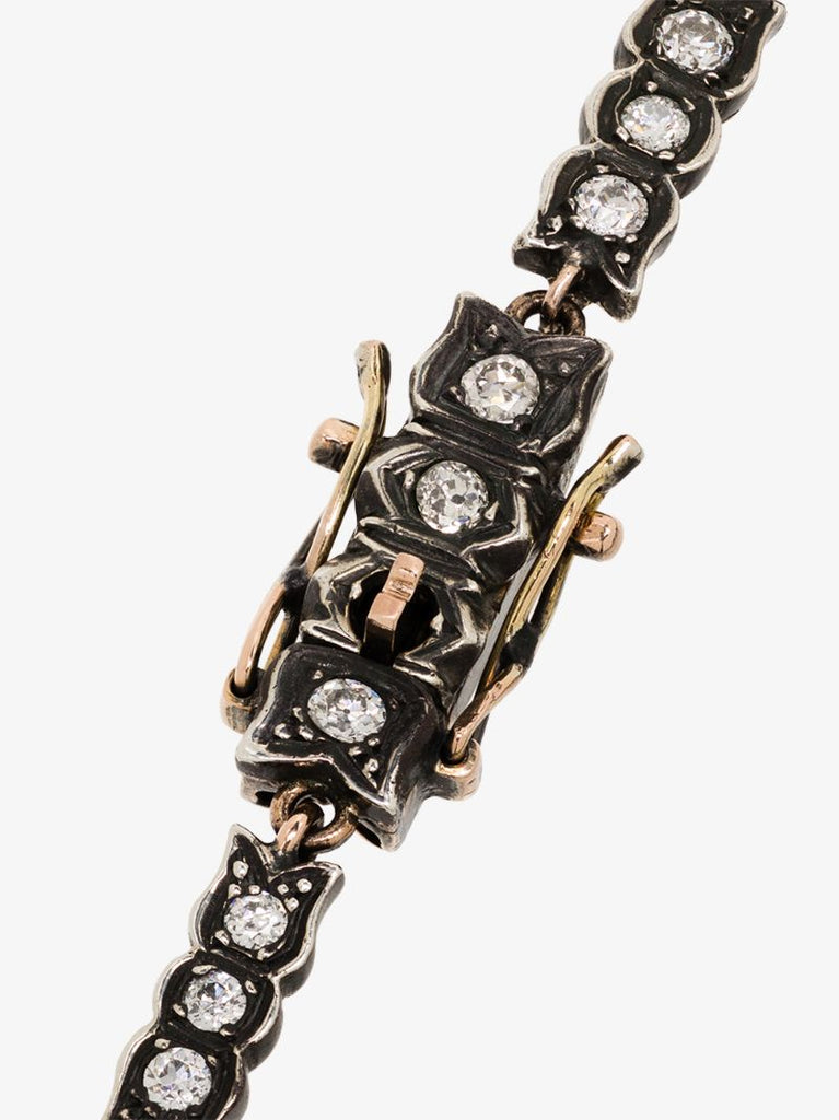 9k Yellow Gold Old European Diamond Bracelet