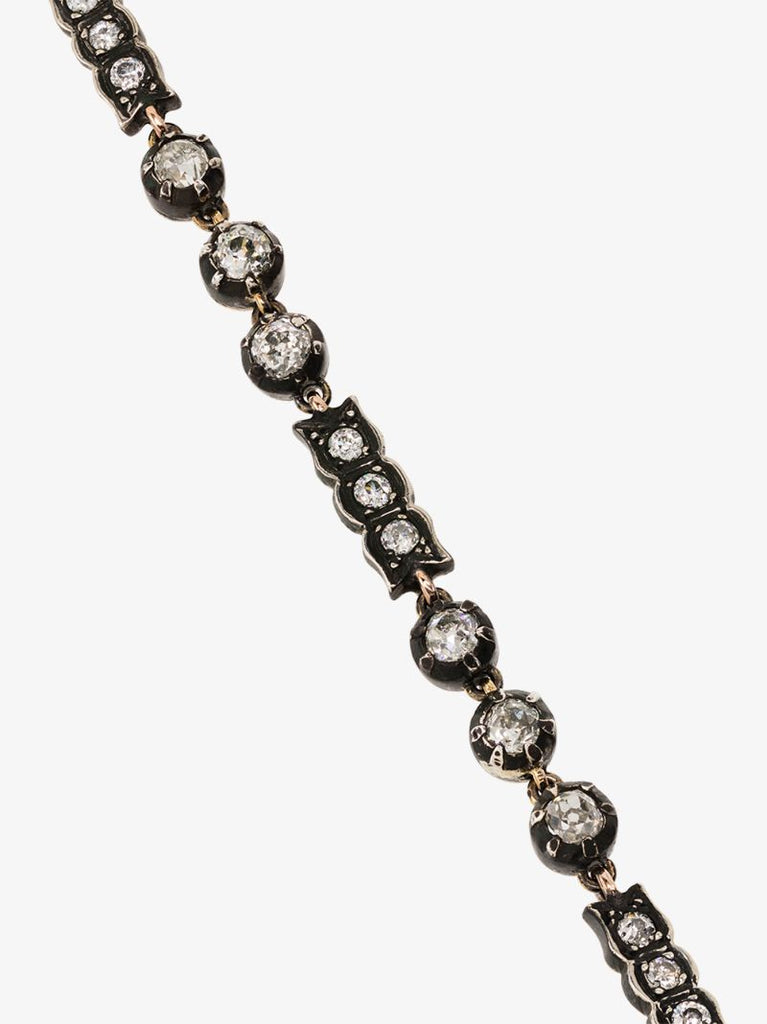 9k Yellow Gold Old European Diamond Bracelet