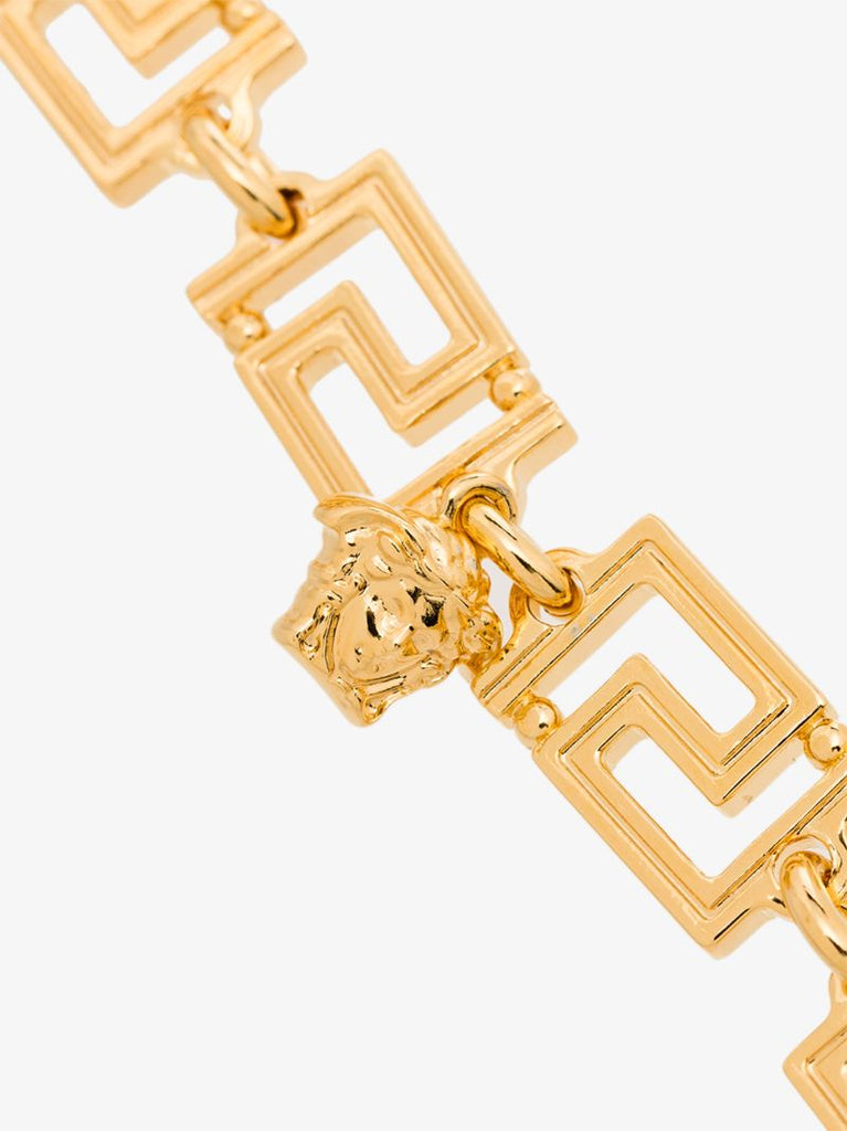 Gold-tone Medusa Chain Necklace