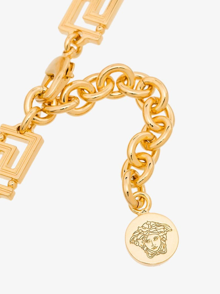 Gold-tone Medusa Chain Necklace
