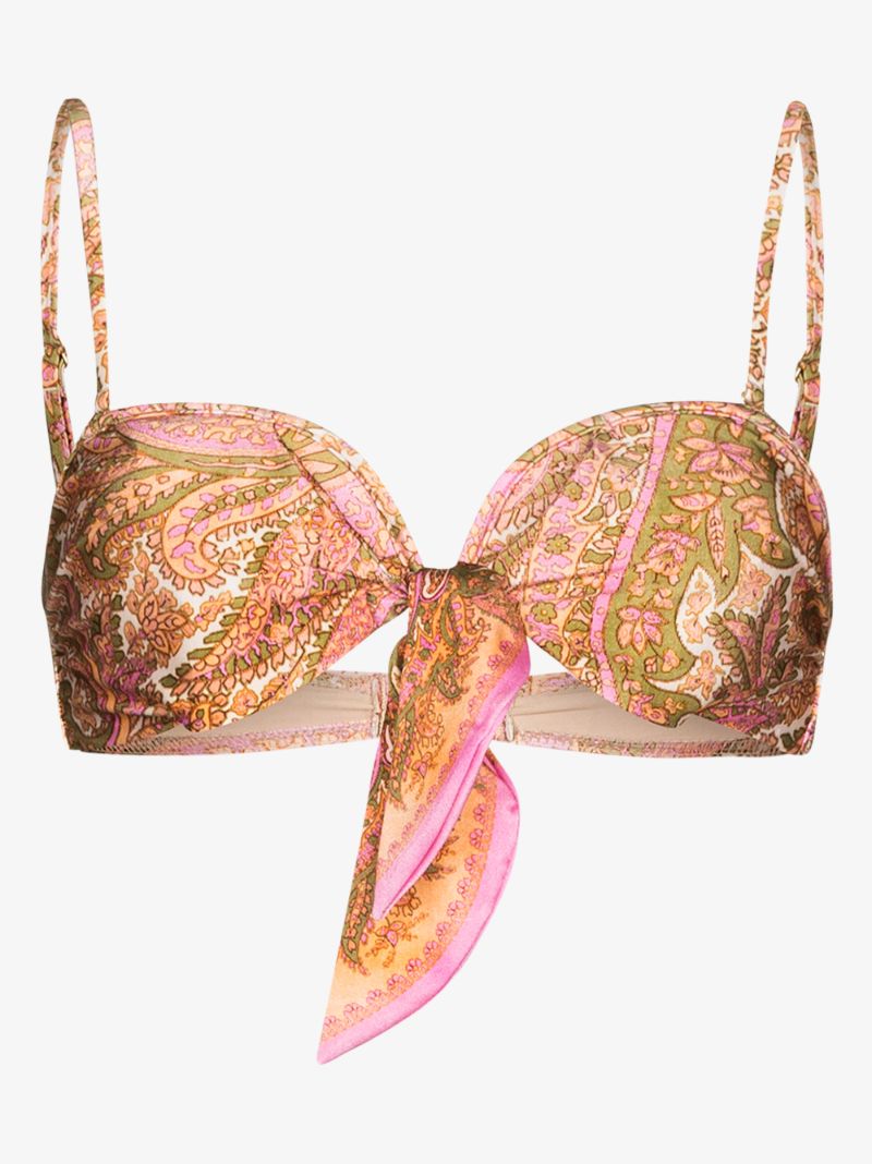 Brighton Tie Front Bikini Top