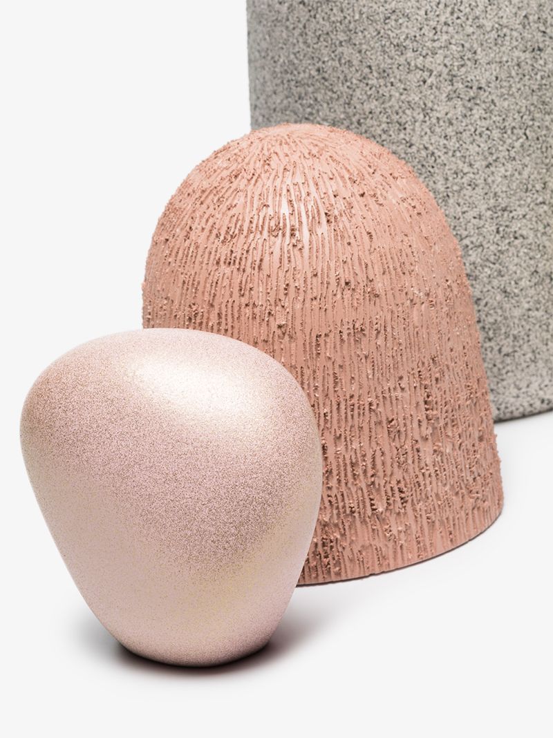X Fleur Hulleman Pink Pebble Ceramic Ornament