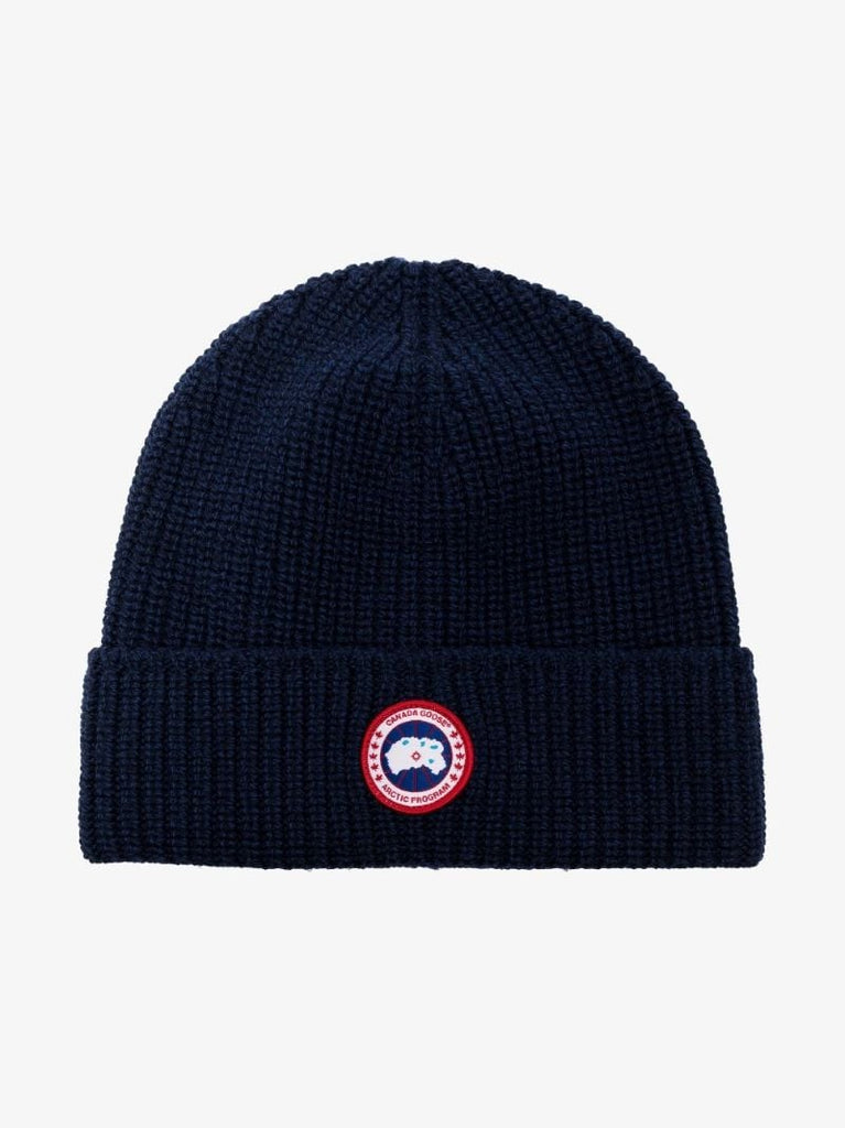 Blue Arctic Disc Wool Beanie Hat
