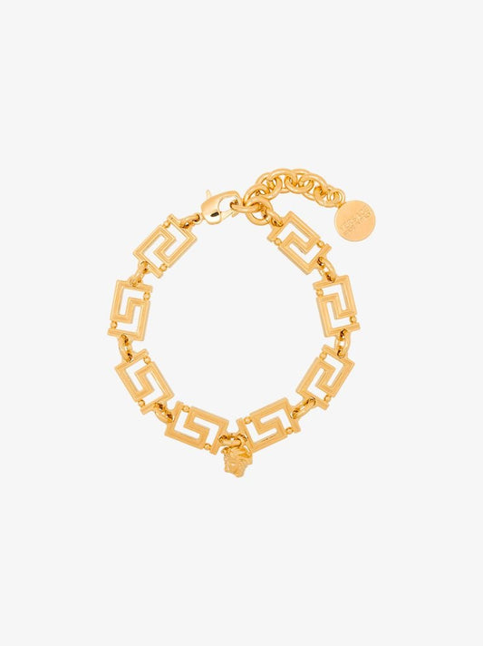 Gold-tone Medusa Chain Bracelet