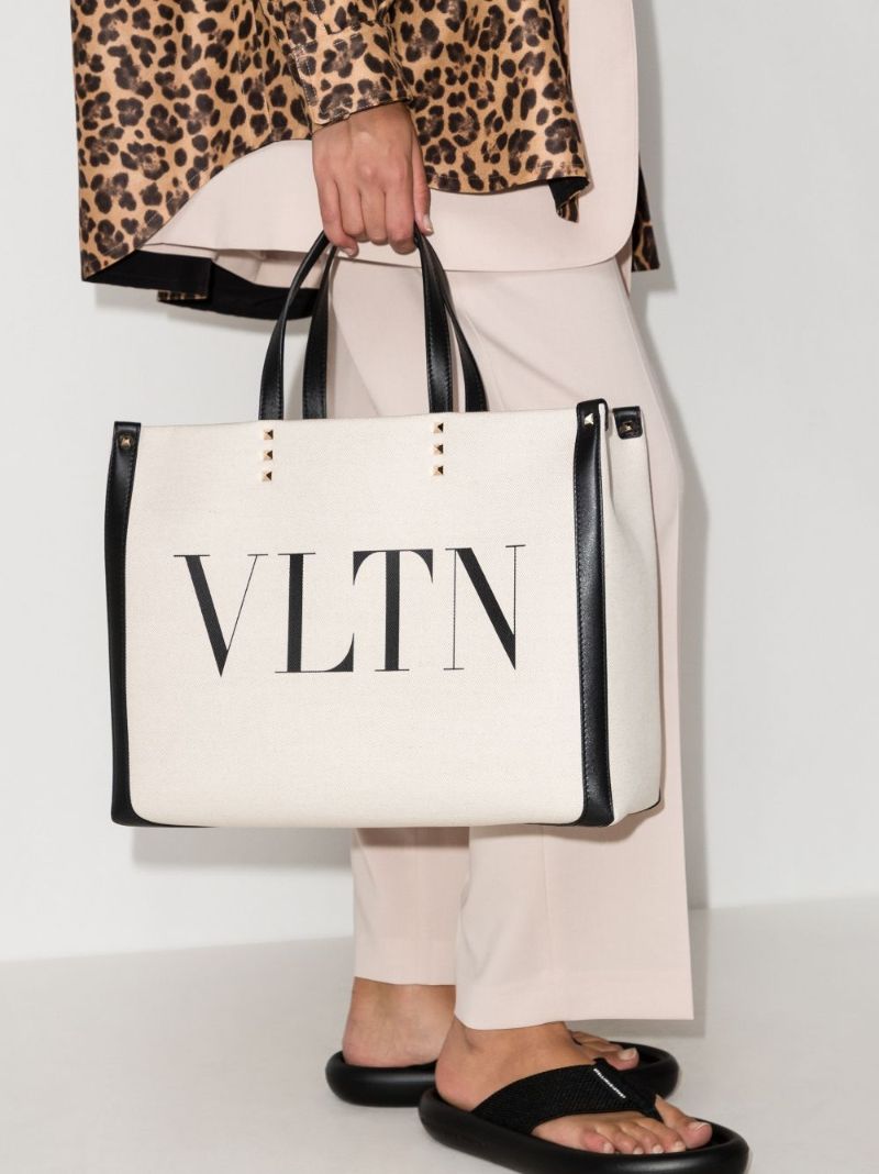 Neutral Vltn Canvas Tote Bag