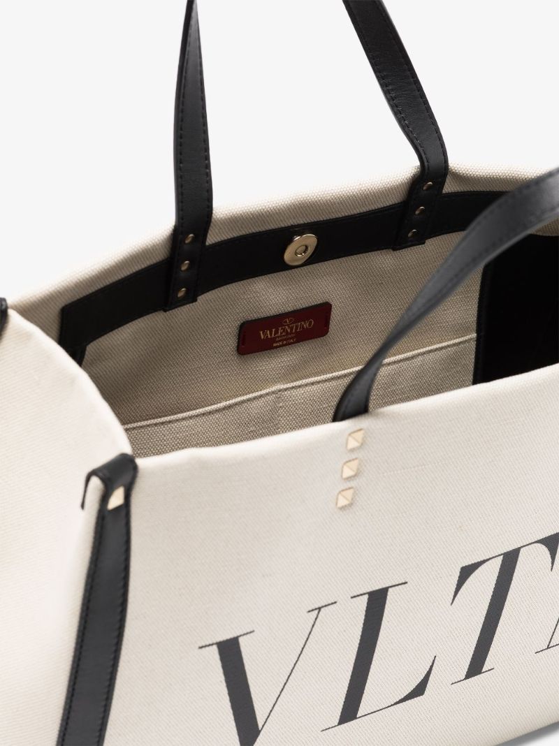 Neutral Vltn Canvas Tote Bag