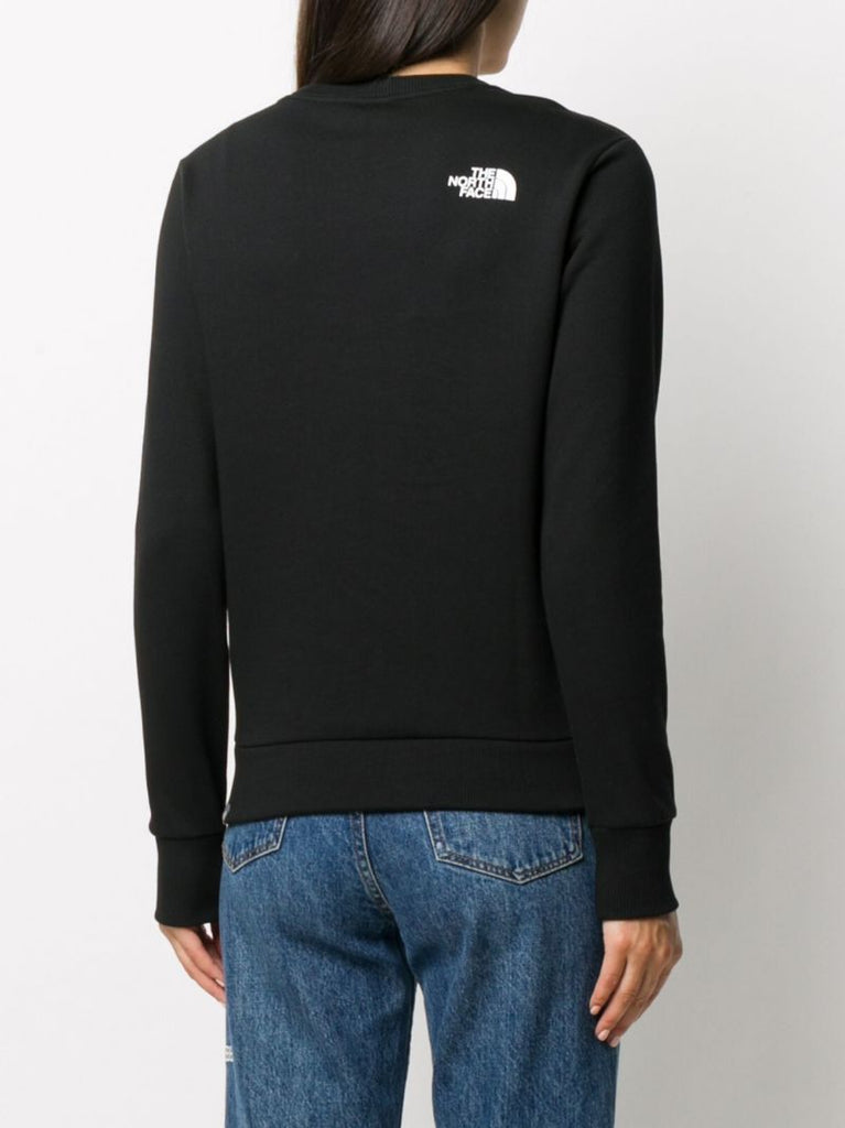 Black Logo Print Cotton Sweatshirt