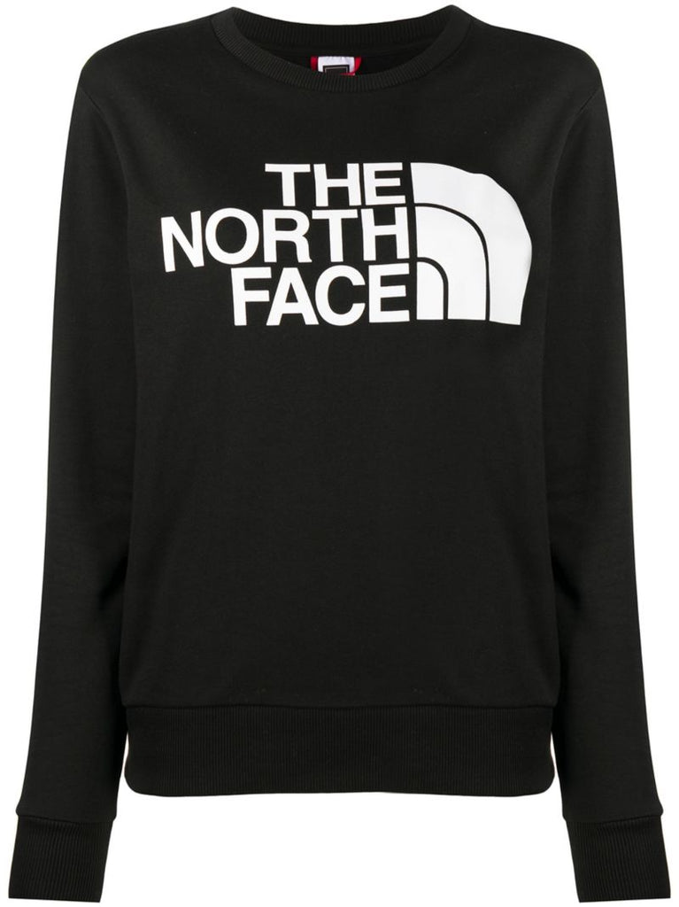 Black Logo Print Cotton Sweatshirt