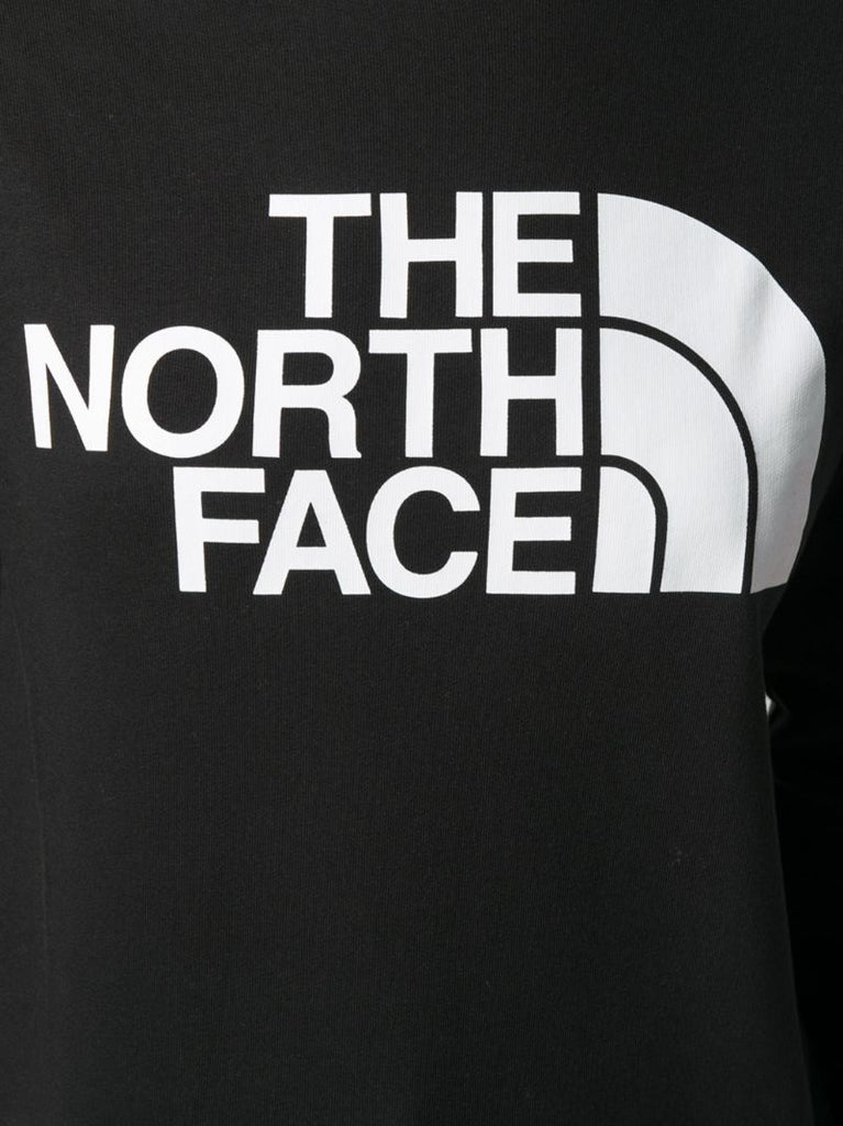 Black Logo Print Cotton Sweatshirt