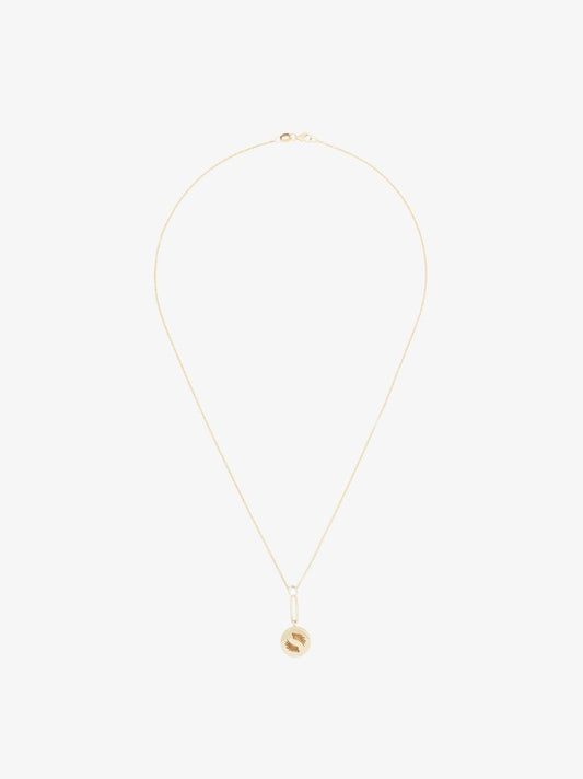 14k Yellow Gold Alchemy Bravery Diamond Necklace