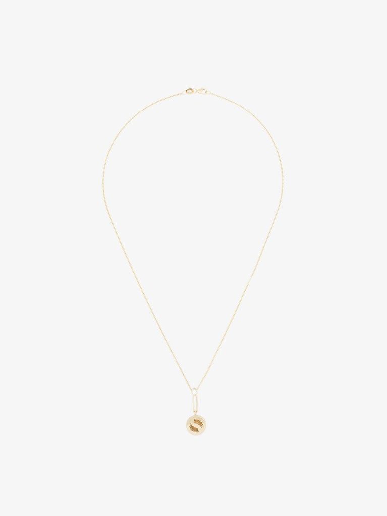 14k Yellow Gold Alchemy Bravery Diamond Necklace