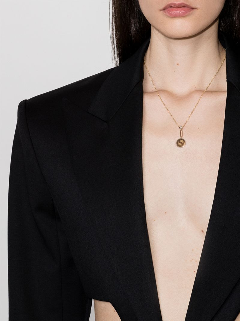 14k Yellow Gold Alchemy Bravery Diamond Necklace