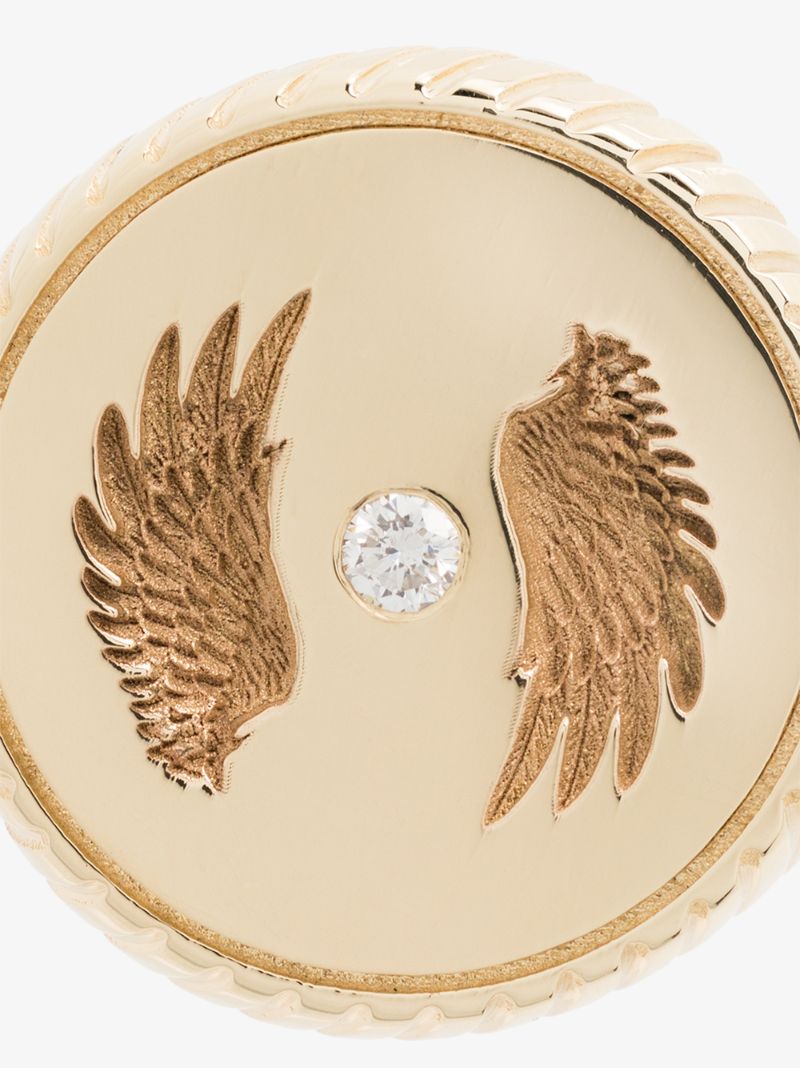 14k Yellow Gold Alchemy Bravery Diamond Signet Ring