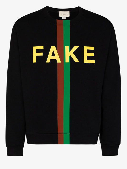 Fake/not Cotton Sweatshirt