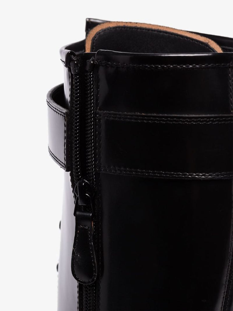 Black Tread Knee-high Boots