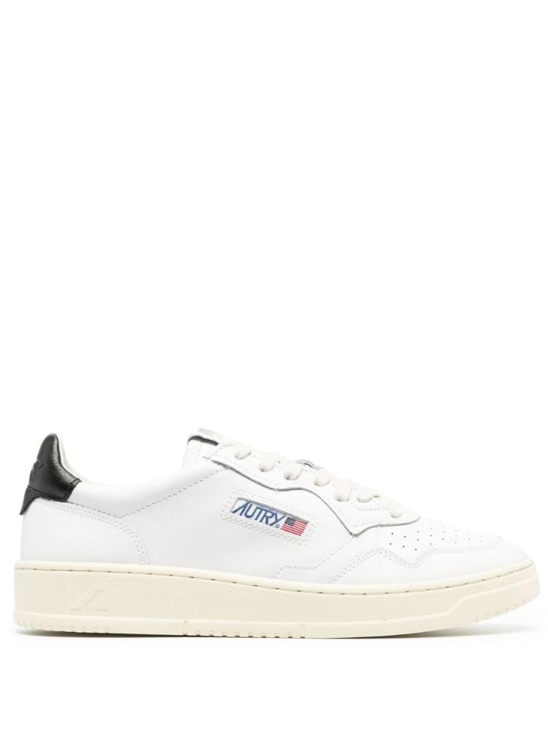 White Medalist Low-top Leather Sneakers
