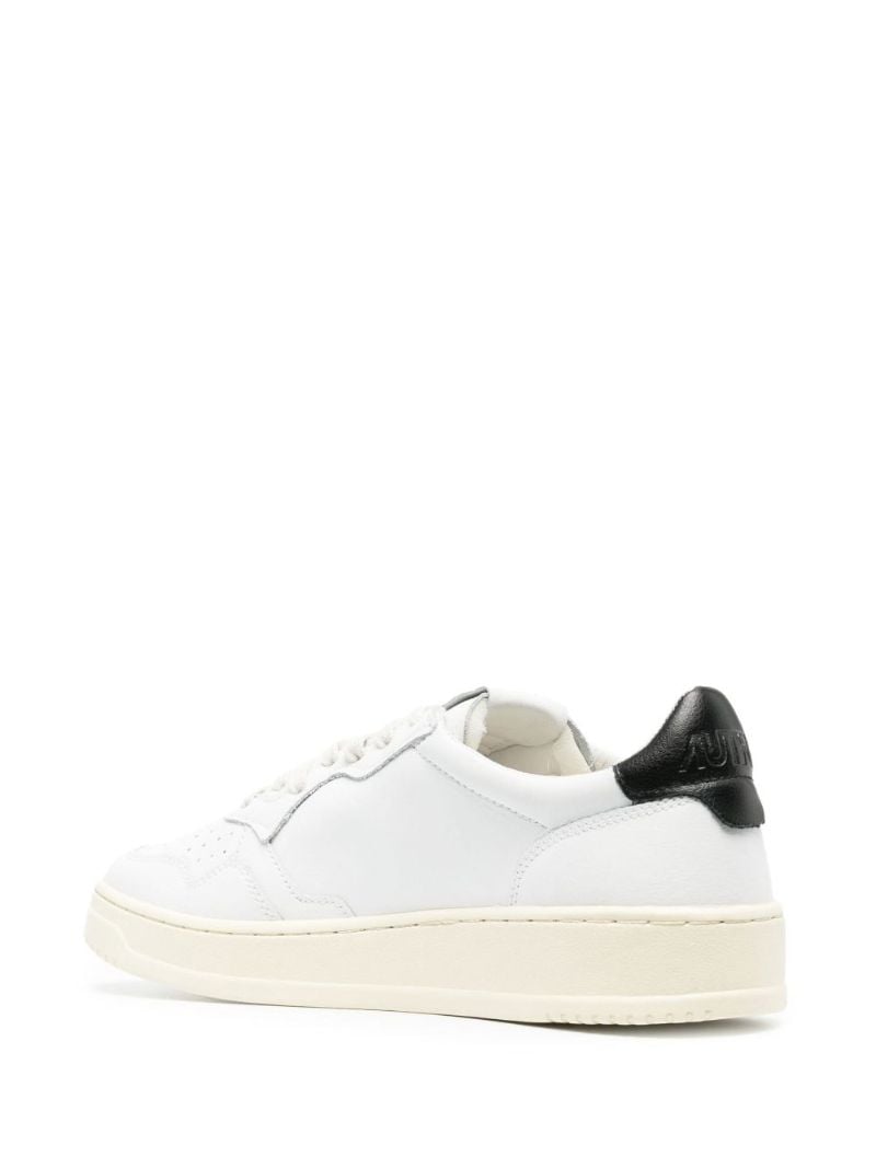 White Medalist Low-top Leather Sneakers