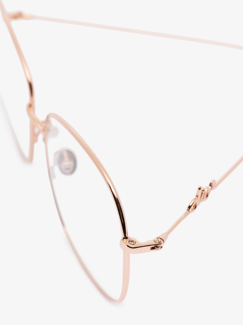 Rose Gold Tone Signature Optical Glasses