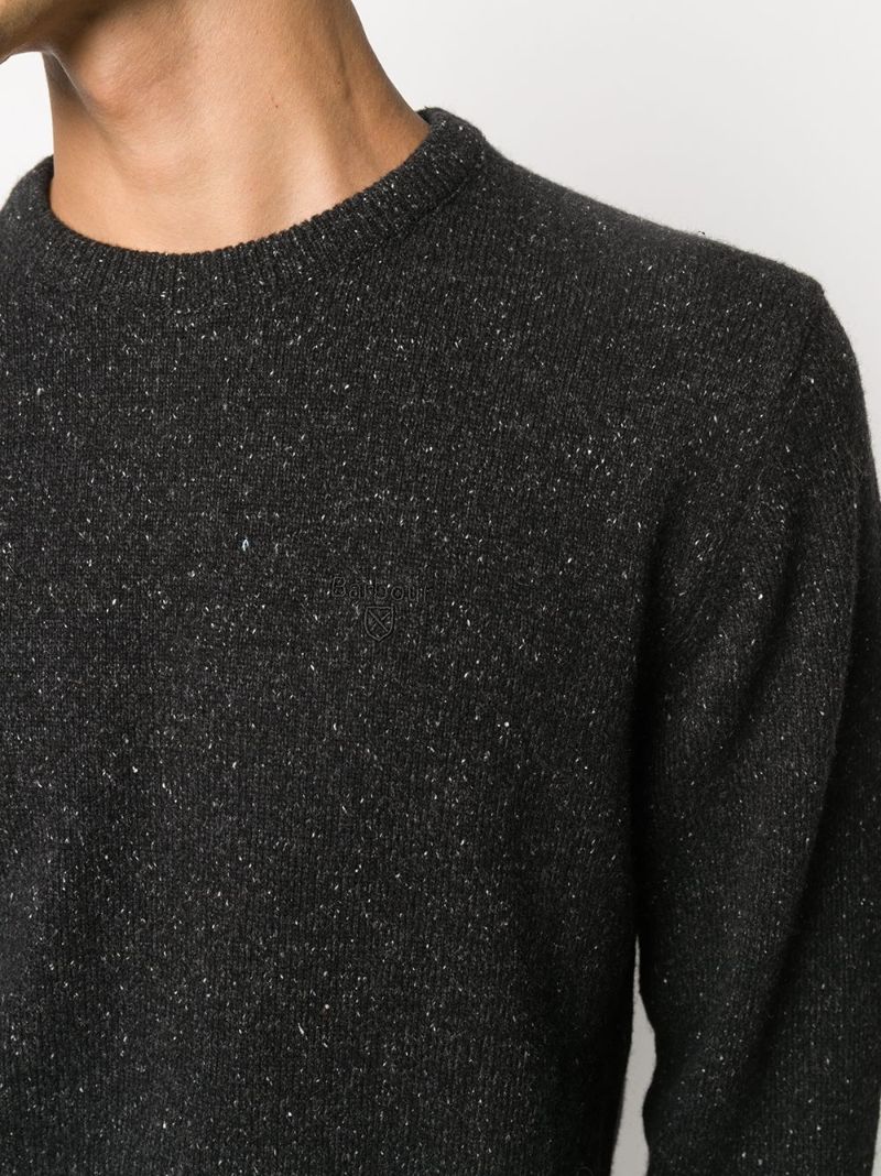 Black Tisbury Crew Neck Jumper