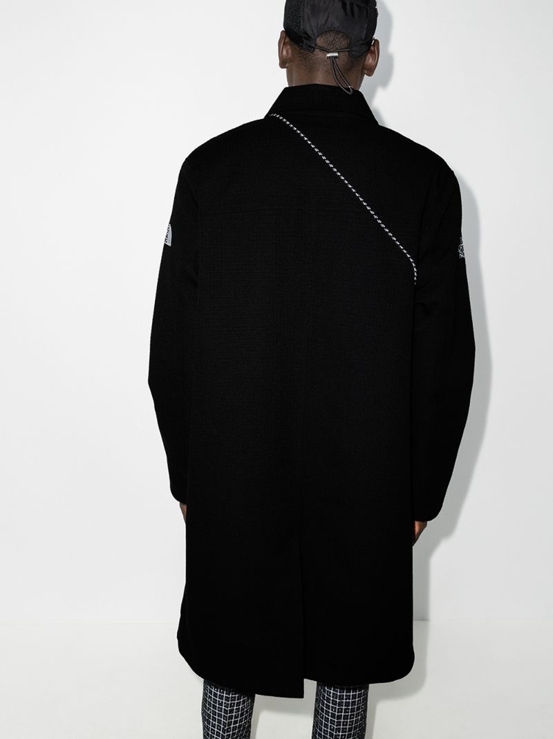 Black Future Light Ripstop Logo Coat
