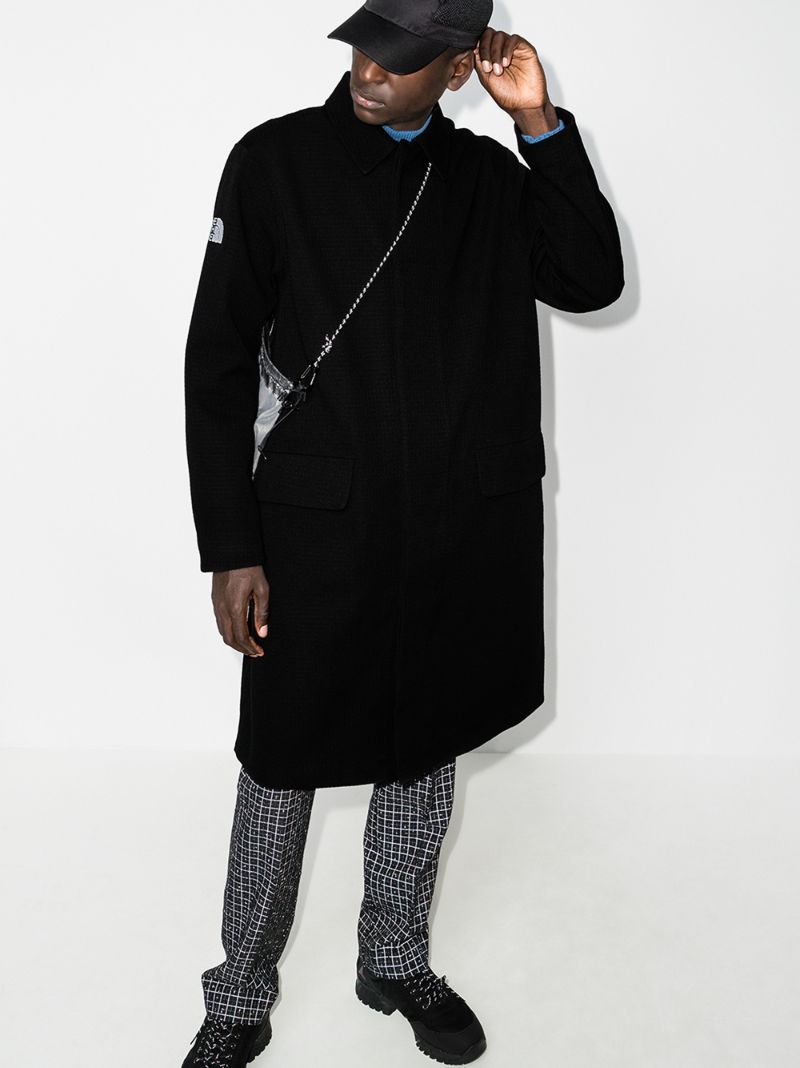 Black Future Light Ripstop Logo Coat