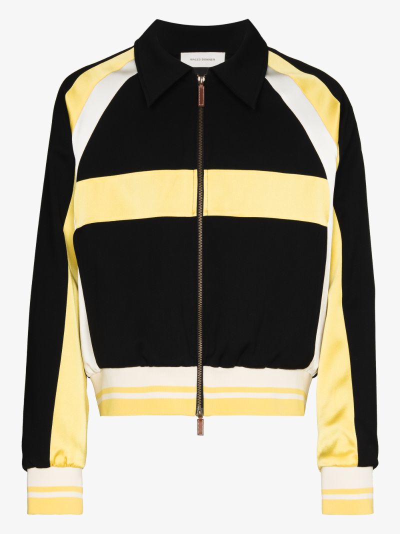 Isaacs Panelled Bomber Jacket