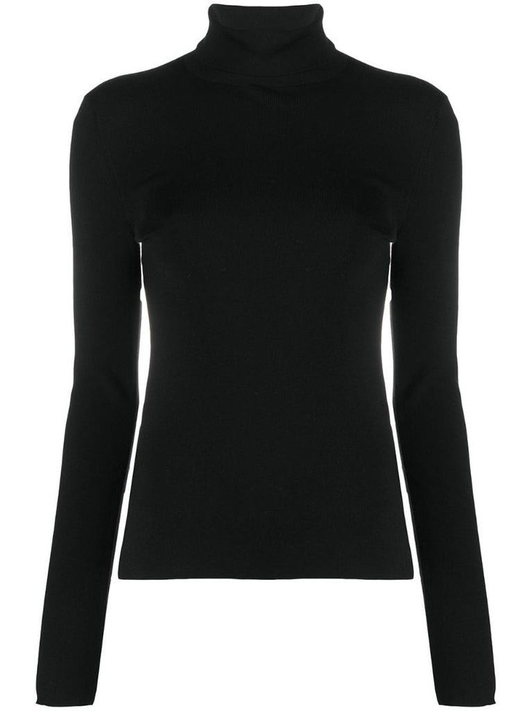 Silk Stretch Turtleneck Jumper