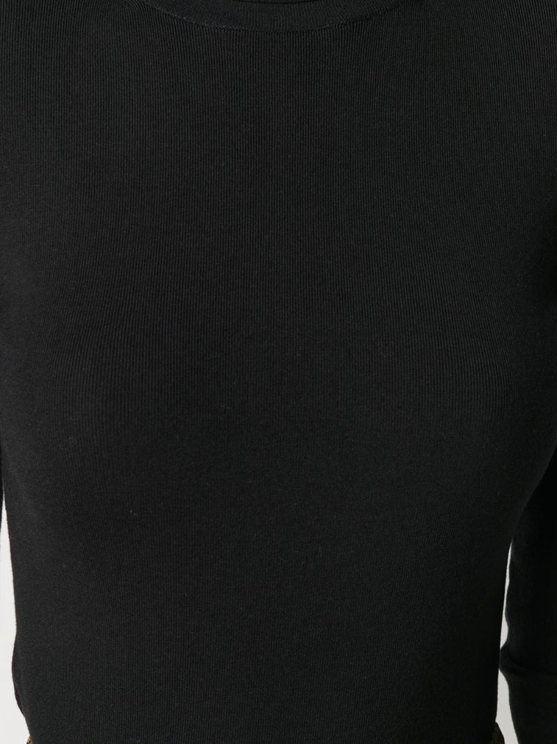 Silk Stretch Turtleneck Jumper
