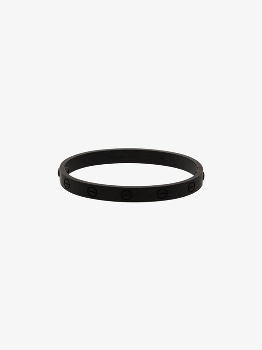 Customised Pre-owned 18k White Gold Cartier Love Bracelet