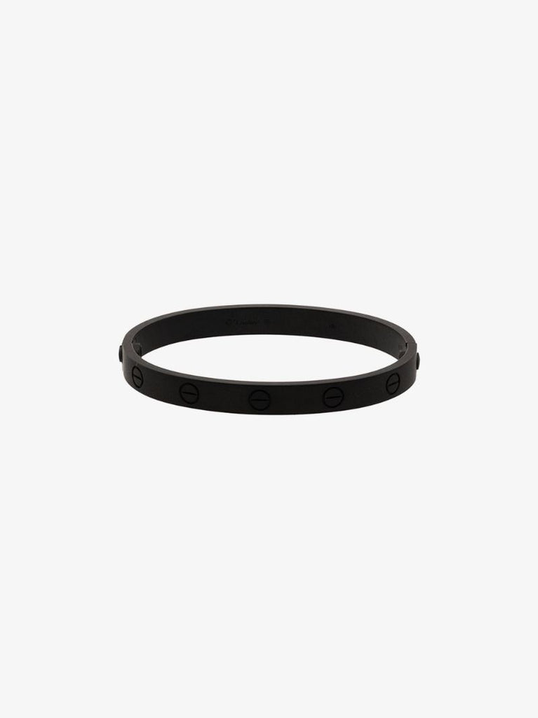 Customised Pre-owned 18k White Gold Cartier Love Bracelet
