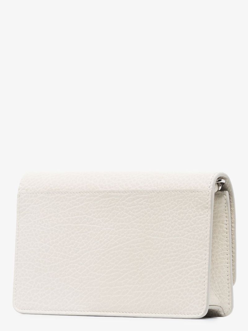 Grained Leather Clutch Bag