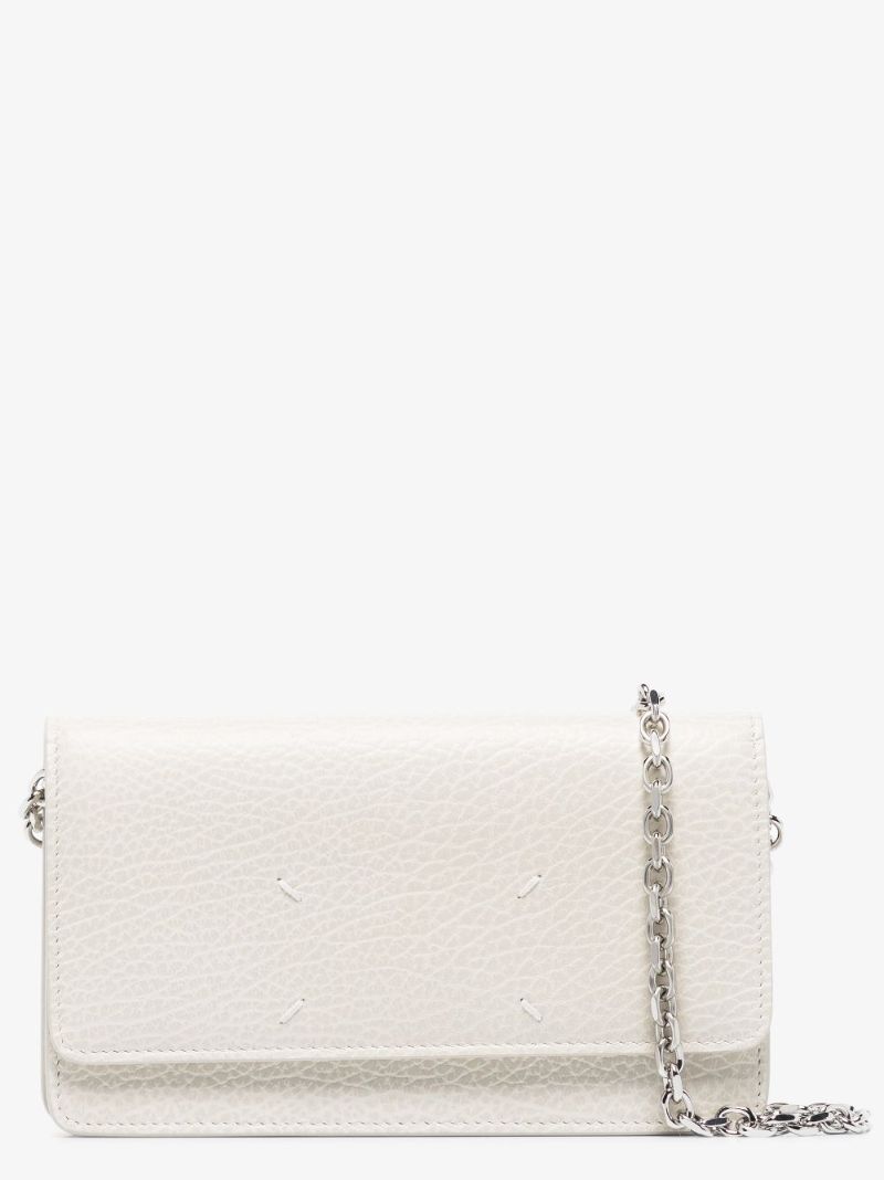 Grained Leather Clutch Bag