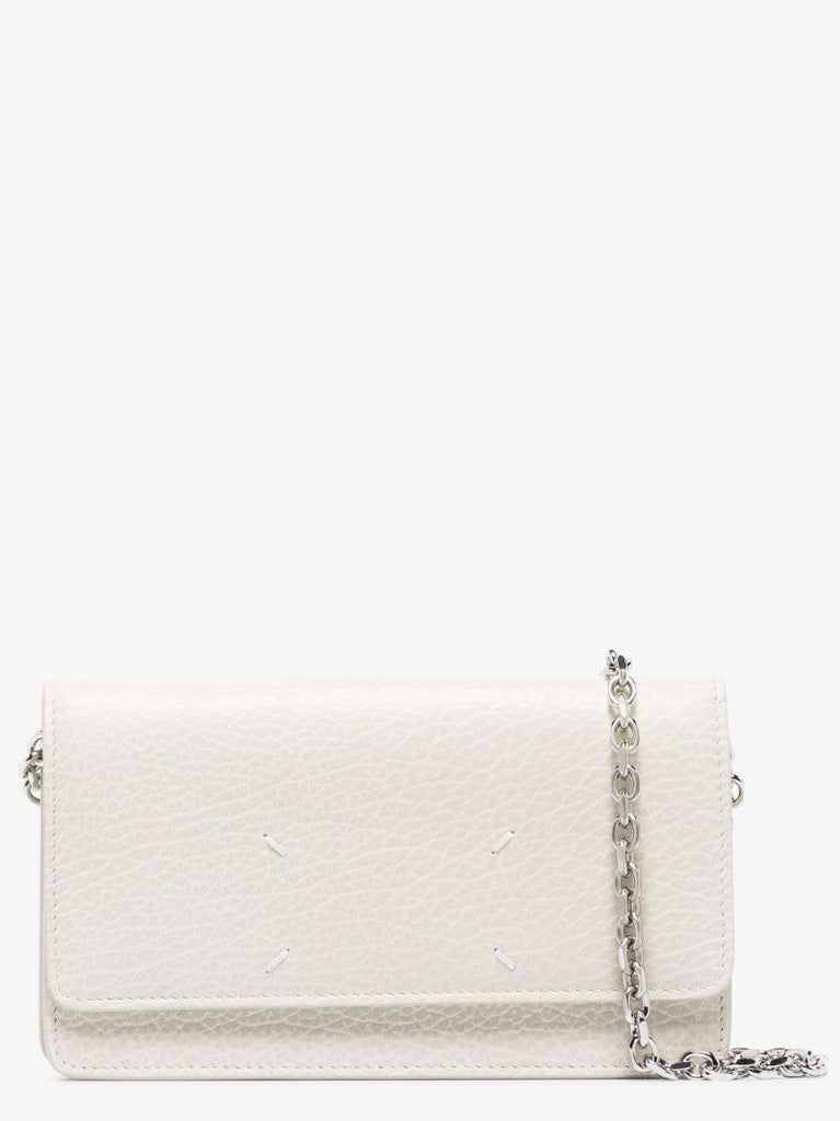 Grained Leather Clutch Bag