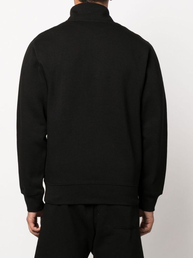 Black Chase Zip-up Sweatshirt
