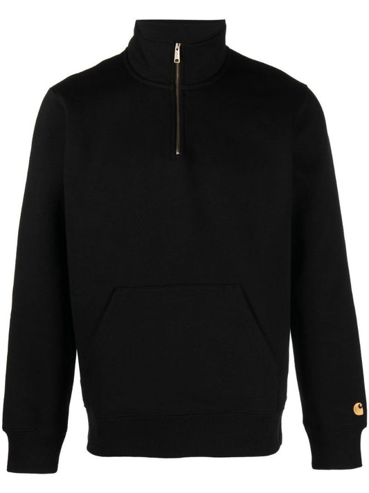 Black Chase Zip-up Sweatshirt