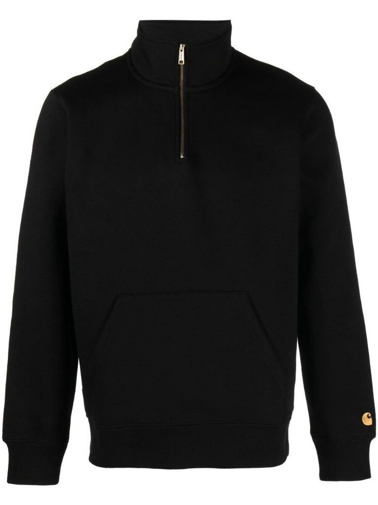 Black Chase Zip-up Sweatshirt